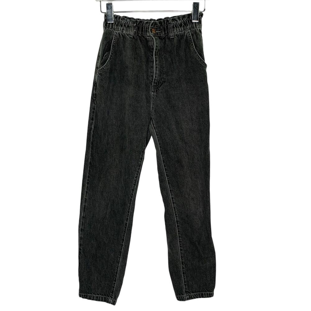 BDG 27 Urban Outfitters Pull On Mom Jeans Washed Gray Baggy High Rise